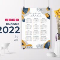 Kalender-2022-Außergewöhnlich-Design-Abstrakt-Wandkalender