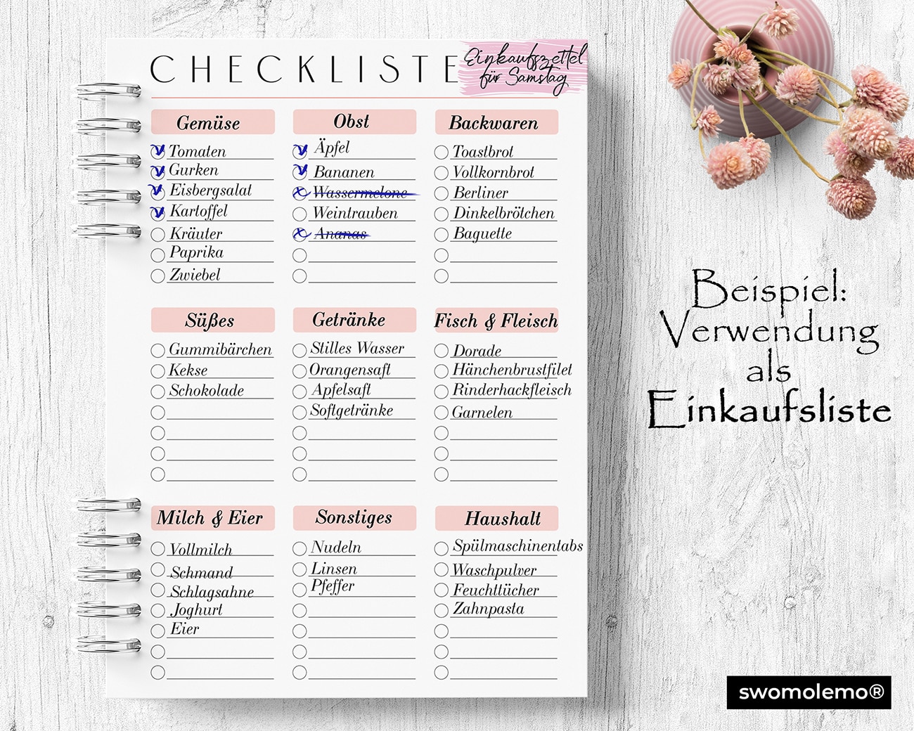 Einkaufsliste-Beispiel-Checkliste-To-do-Download