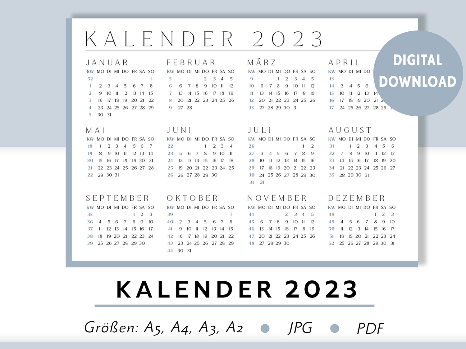 Hellblau-Kalender-2023-Digital-Vorlage-Planer-Bilder