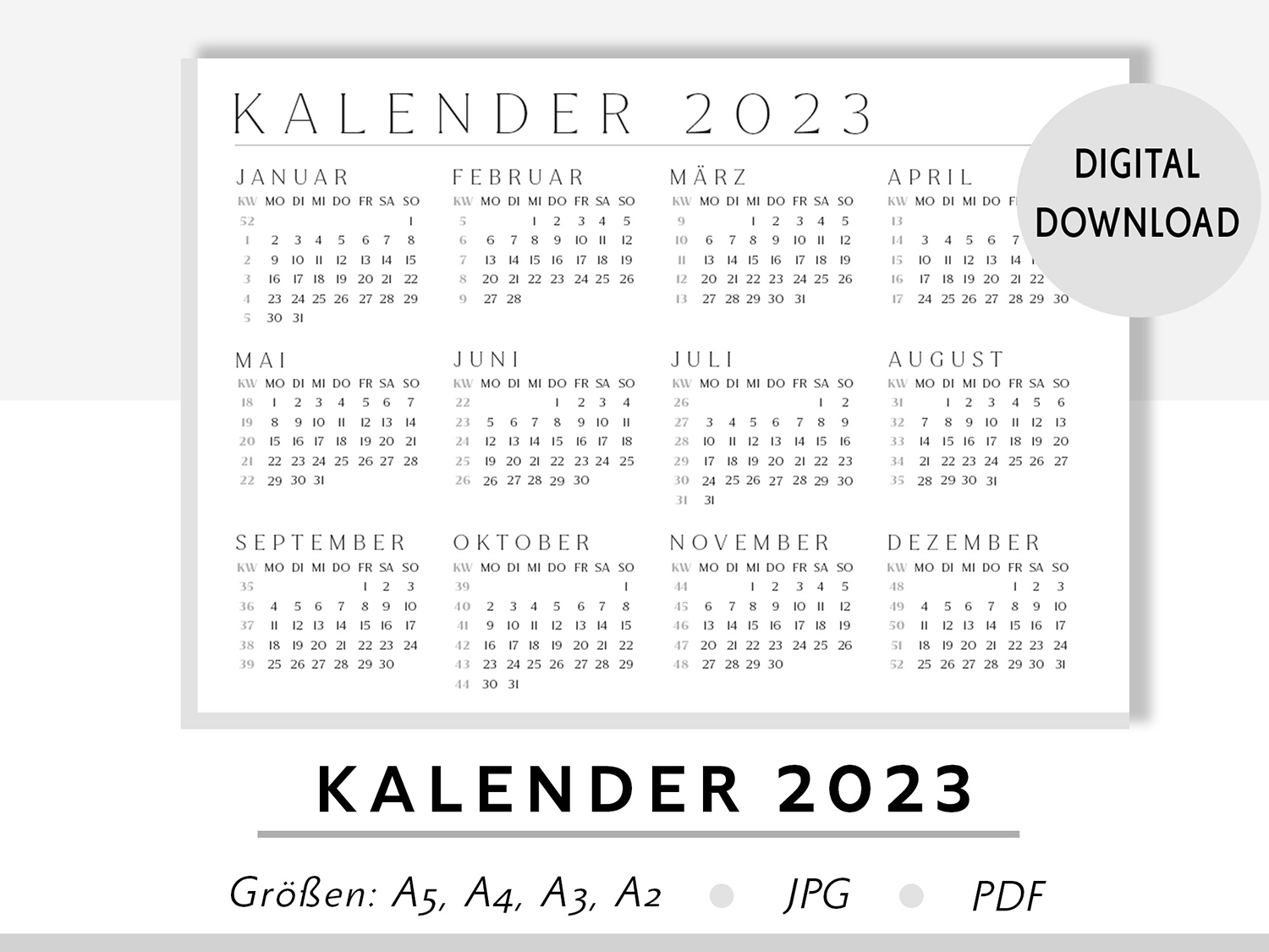 Hellgrau-Kalender-2023-Digital-Vorlage-Planer-Bilder