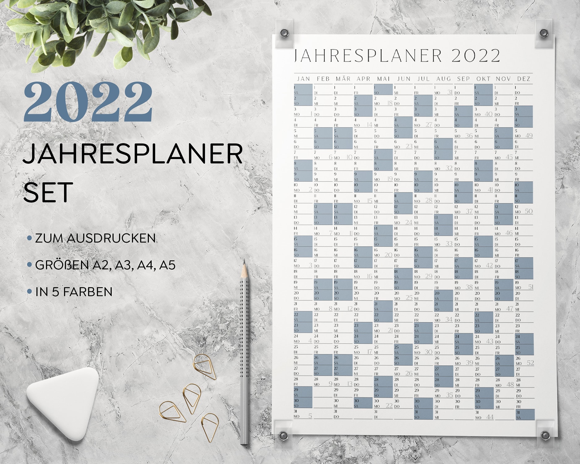 Organizer-2022-Kalender-Jahresplaner-Schule-Studium-Arbeit-Drucken-Ausdrucken