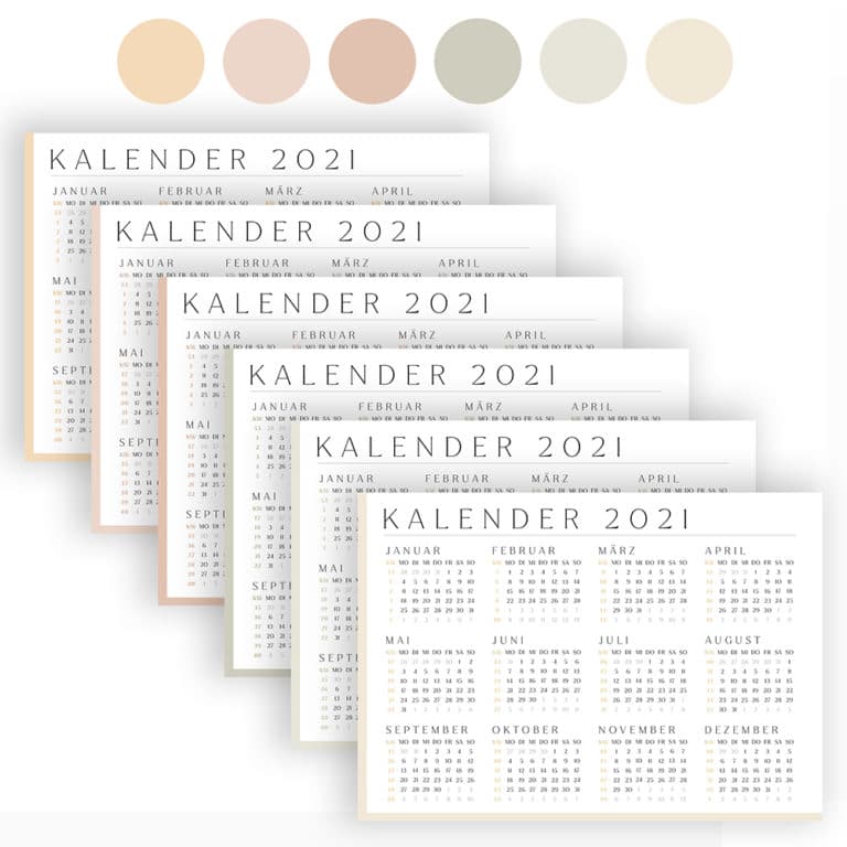 Kalender Planer Zum Ausdrucken Xxl Organizer Einlagen Komplett