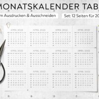 Monatskalender-2022-Ausdrucken-Monatsregister-Tabs-DIY-Basteln-Einleger