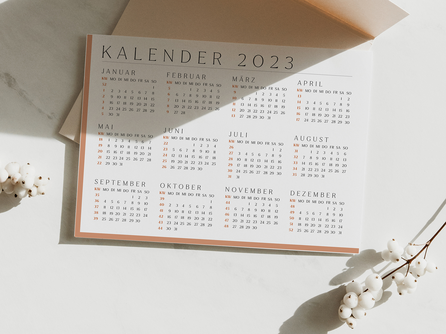 Rot-Orange-Kalender-querformat-2023