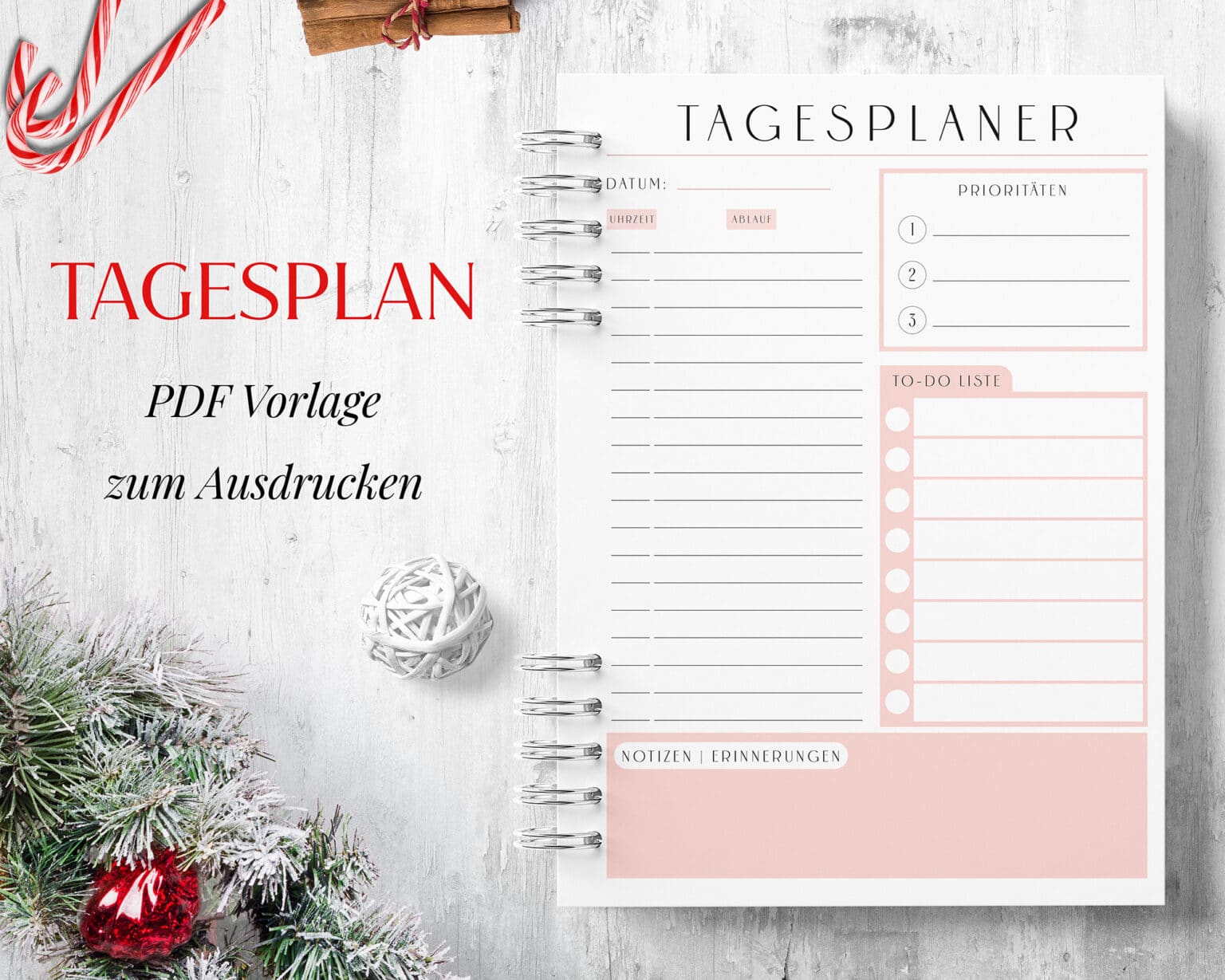 Monatsplan Vorlage | Druckbar | Minimal Green | Swomolemo Printables